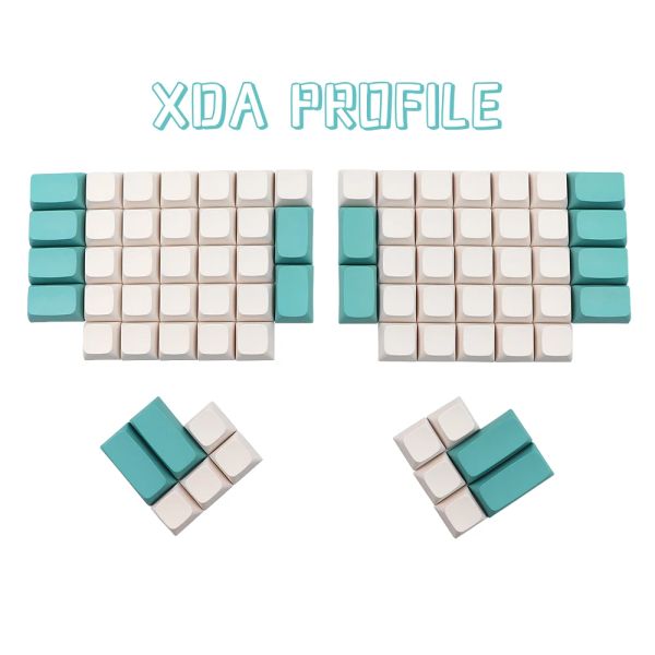 Аксессуары Gmkkey xda Profile Ergodox Keycaps pbt Blank Keycap для эргодокса MX переключает механические игровые клавиши крышки клавиш