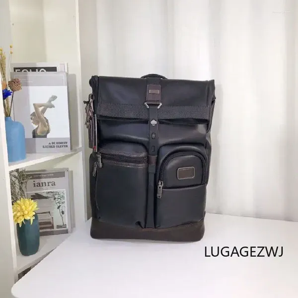 Mochila de couro genuíno vintage homens laptop mochilas sacos escolares 15,6 polegadas notebook viagem saco de negócios à prova d'água