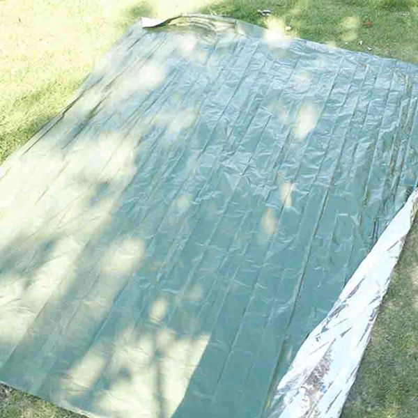 Capas de chuva impermeáveis saco de dormir de emergência leve acampamento cobertores quentes isolamento salva-vidas para caminhadas ao ar livre viagem caça