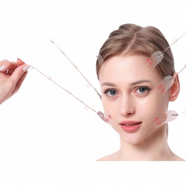 20pcs Invisible Face Lift Adesivos Instant Face Neck e Eye V Shape Tape Anti Rugas L9mD #