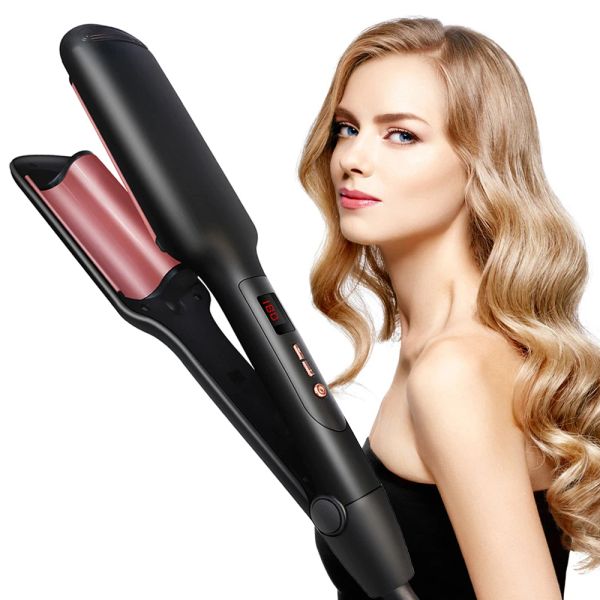 Eisen Haar Curler Professionelle Curling Eisen Haar Waver Curling Zangen Große Welle Haar Crimper Eisen Styler Werkzeuge Lockenwickler Haar für Frau