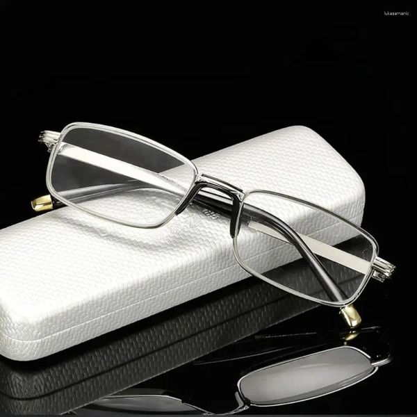 Güneş Gözleri Göz Koruma Okuma Gözlükleri Vintage Ultralight Metal Presbyopic Eyewear Optik Gözlük Gözlük Ofisi