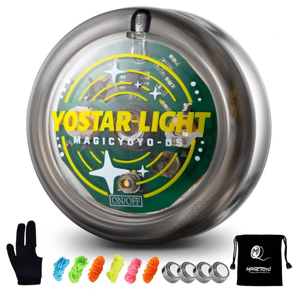 MAGICYOYO D5 LED-Leucht-Yo-Yo, reaktionsfähiges Yo-Yo für Anfänger, professionelles Yo-Yo für Kinder, einfach zu240311