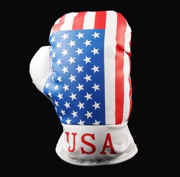 Golf Nuovo 1pc American Stars Stripes Bandiera patriottica Golf Copri testa da boxe per driver di golf Fairway Wood 3963574