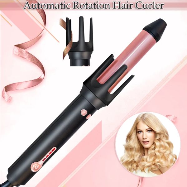 Ferros automáticos modelador de cabelo rolos máquina cerâmica calor rápido cabelo vacilar varinha profissional modelador de cabelo ferro ferramentas estilo curling ferro