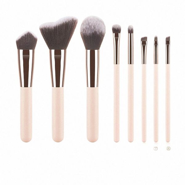 /Conjunto de pincéis de maquiagem definidos para cosméticos Foundati Powder Blush Eyeshadow Kabuki Blending Boa qualidade Make Up Brush Cosmetics e8j8 #