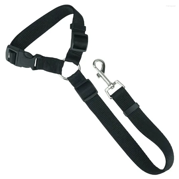 Hundehalsbänder, Haustier-Sicherheitsgurt, verstellbares Geschirr mit Clip, Hundehalsband, universeller Outdoor-Gurt für