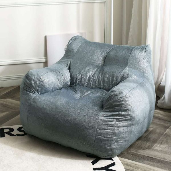 NV Bean Bag Chair Grande sofá cheio de espuma de alta densidade, adequado para adolescentes adultos jogarem, lerem e assistirem TV