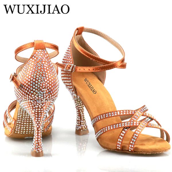 обувь Wuxijiao Женская латино -танцевальная обувь новая танце