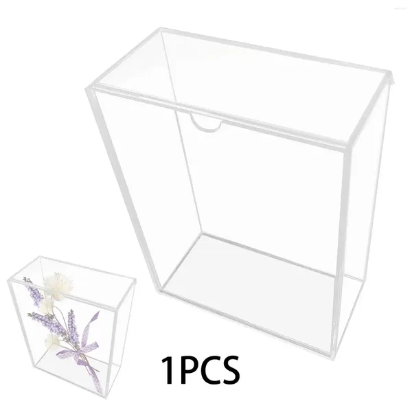 Rahmen DIY Memory Acryl Shadow Box Rahmen Handwerk 8,58 x 6,69 x 3,31 Zoll Große Vitrine tief für Po-Blumen-Medaillen