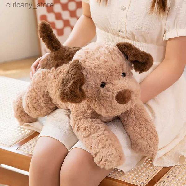 Animali di peluche ripieni 35/55 cm Simpatico animale morbido Bambola per cani Cucciolo di peluche Cuscino imbottito per cuscino Cuscino di compleanno di Natale per bambini L240320