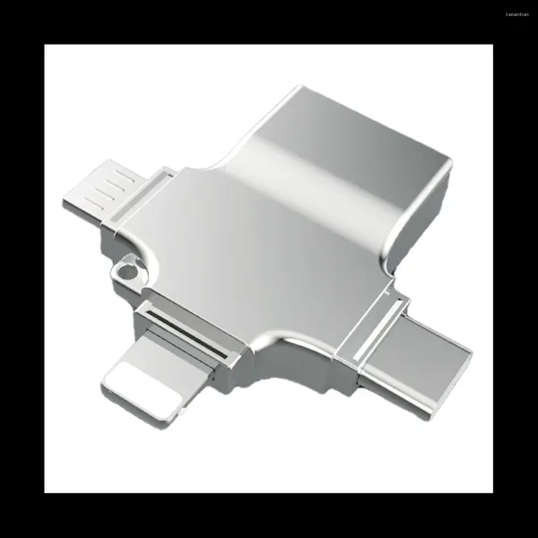 Bowls SD-Kartenleser Micro-Card-Adapter 4-in-1 USB 3.0 Micro-SD-zu-Kartenleser für Apple-Schnittstelle OTG-Adapter