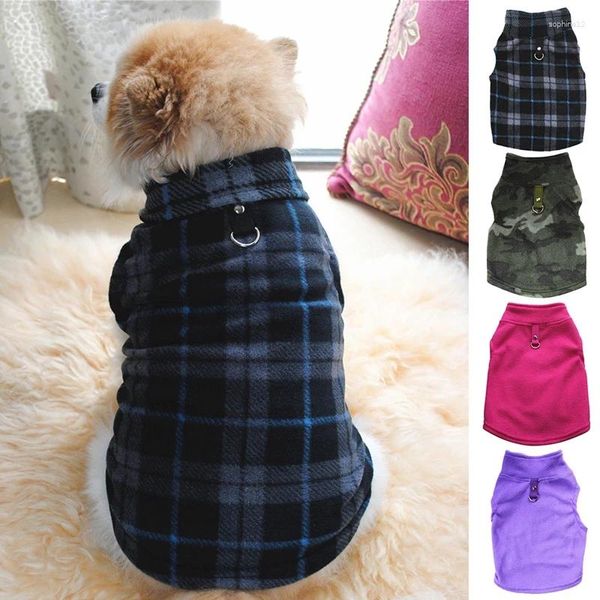 Cão vestuário pet outono inverno quente europeu americano velo colete traje gato casaco colete filhote de cachorro moda jaqueta respirável roupas