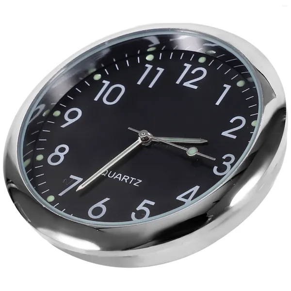 Orologi da parete Cashboard Cashboard Clock Adesive Mini Luminio Air Vent Quart Watch Auto Supply Hour