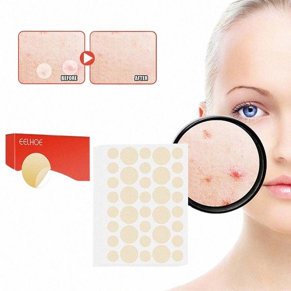 144pcs/Set Face Skin Care Acne Pickel Patch 2 Größen Unsichtbare profielle Heilung absorbierender Punkt Aufkleber Abdeckung für Männer Frauen y5fk#