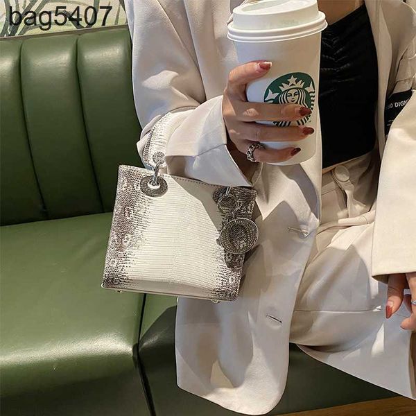 Çanta Üreticileri Çevrimiçi Toptan ve Perakende Kertenkele Desenli Daifei Çantası Üst düzey deri kadın yeni gradyan renk çanta ÇOK tek omuz