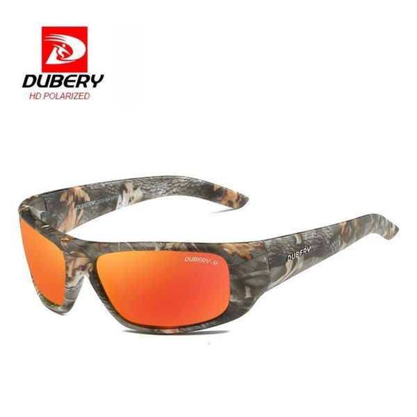 Camuflagem esportes equitação óculos de sol pesca polarizador óculos de sol filme colorido polarizador d1418