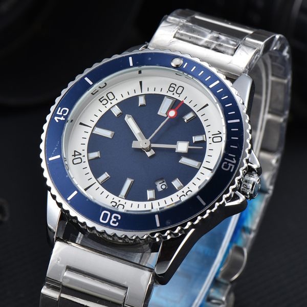 Relógio de designer de luxo montre superocean mens relógios de alta qualidade reloj pulseira de borracha cronógrafo relógio de pulso de aço inoxidável orologio
