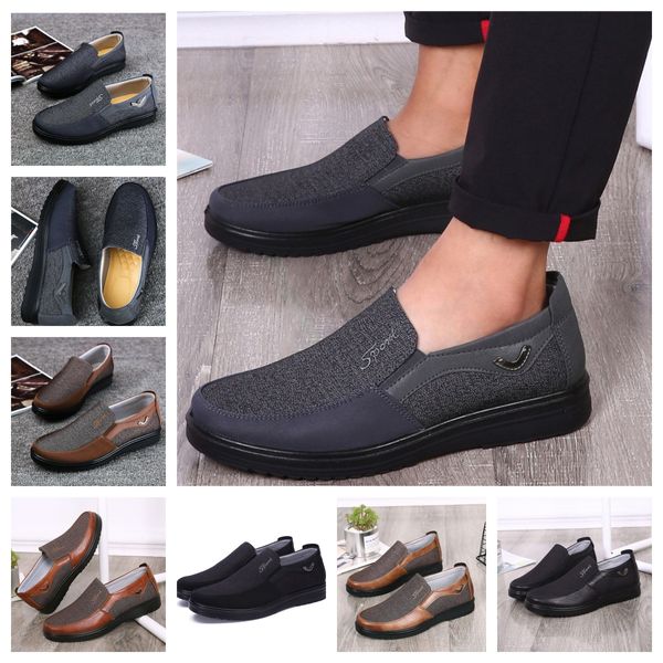 GAI confortável sapato masculino preto sapatos redondos festa banquete ao ar livre ternos clássicos homens negócios salto designer sapatos tamanhos EUR 38-50 softs