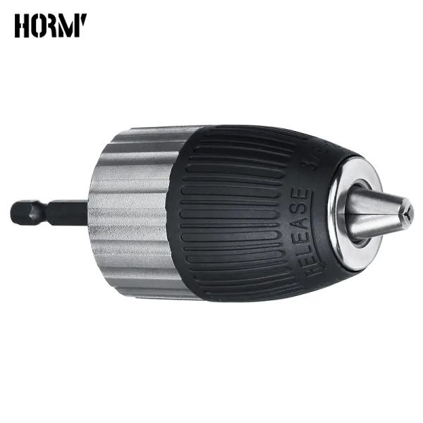 Klem 1.513mm Mandril de broca elétrica 3/824unf Ferramenta de driver sem chave com travamento automático Adaptador de haste hexagonal de impacto para conversão de chave de impacto