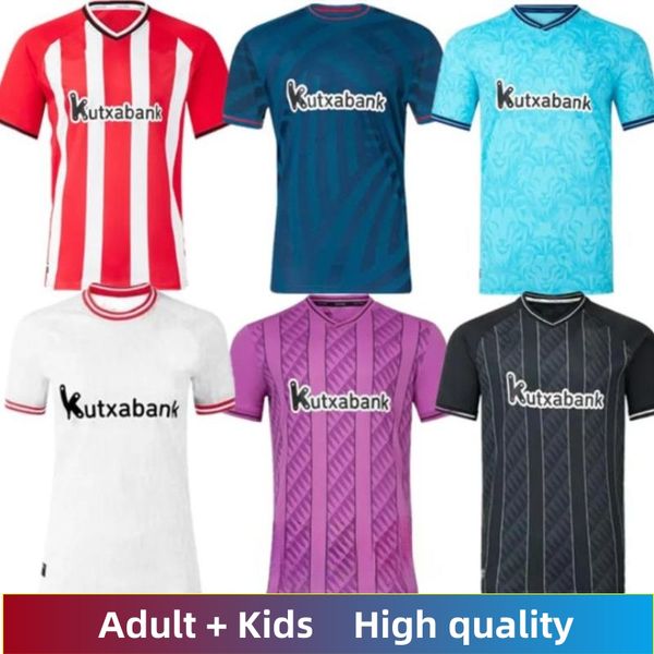 2023-24 Maglie da calcio per club BERENGUER MUNIAIN Maglia da calcio Athletic Bilbao Home Away WILLIAMS Maglia da calcio RAUL GARCIA VILLALIBRE Maglia Sancet