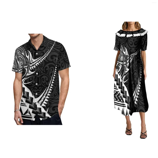 Partykleider Polynesian Kleid Sommer Custom Damen Hawaii Maxi MUMU Mikronesisch 2024