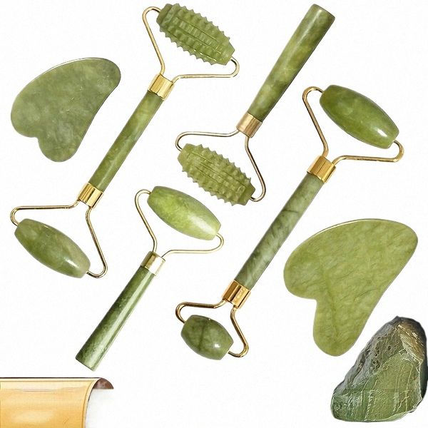 Gua Sha Gesichtsmassagegerät Roller Jade Store Schaber Roller Massage für Gesichts-Gouache Lift Körper Abnehmen Gua Hals Hautpflege-Tools x007 #