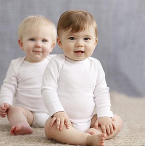 Bebê meninos meninas macacão corpo terno recém-nascido manga longa macacão onesies 100 algodão conjuntos de roupas triângulo tamanhos completos em estoque5019024