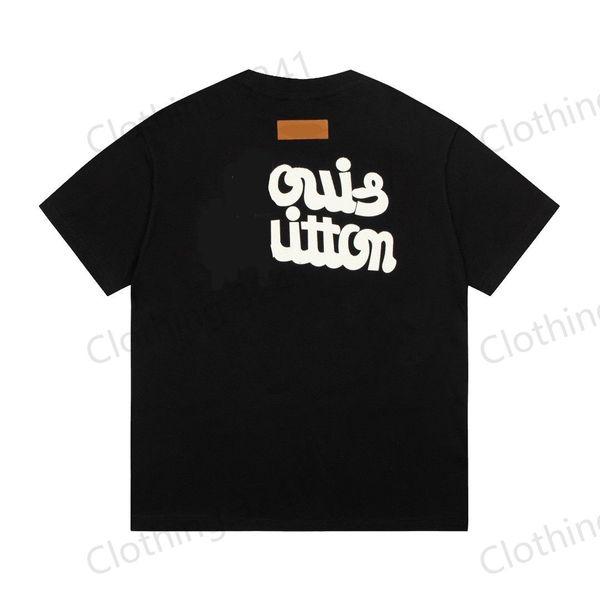 2024 Yeni Yaz Erkek Tasarımcı T Shirt Mektupları ile Gündelik Adam Tees Baskı Kısa Kollular Top Lüks Erkekler Hip Hop Kıyafetleri Asya M-3XL 5XL Büyük boy T Shirt