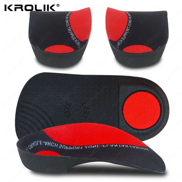 Стельки KROLIK EVA 3/4, поддержка свода стопы, стельки для плоскостопия, ортопедические вставки, ортопедическая обувь, стельки для боли в пятке, подошвенный фасциит, унисекс