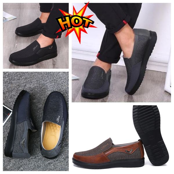 Modell Formals Designer GAI Mans Black Shoe Points Toe Party Bankettanzüge Herren Business Heel Designer Minimalists Atmungsaktive Schuhe EUR 38-50 weich