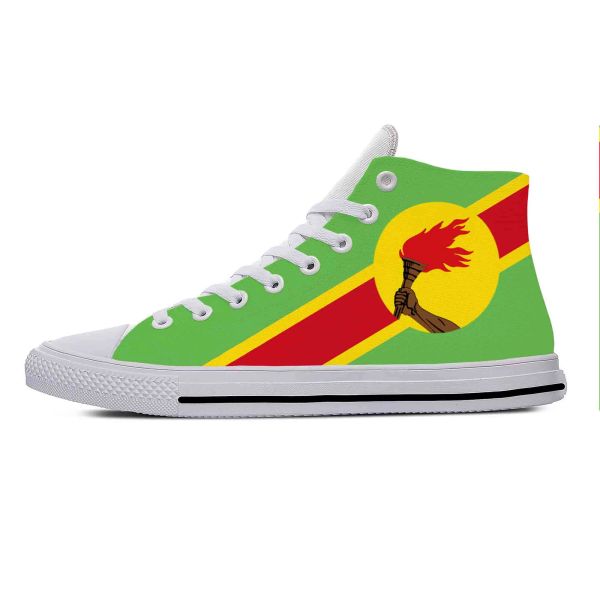 Sapatos Congo Zaire Flag Flag Patriótico Moda Popular Casual Sapatos High Top Top Leve Luz de Impressão 3D Mulheres tênis Mulheres tênis
