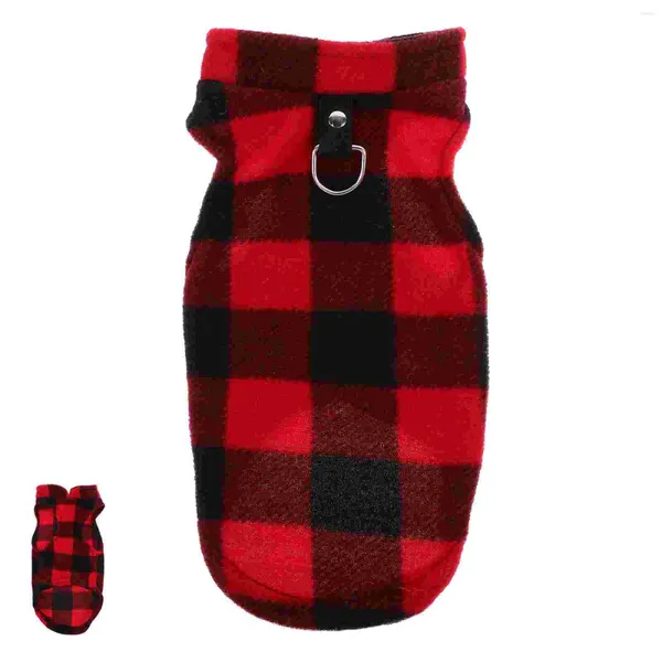 Abbigliamento per cani Maglione Felpa con cappuccio per animali domestici Cappotto senza maniche per cani autunnali Forniture Cintura Abbigliamento in pile polare