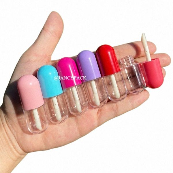 mini l Vazio Lip gloss Tubos Mix Cor pílula forma Lip balm Eyeliner Garrafa Batom tubo Cosméticos Embalagem Ctainers E8nR #