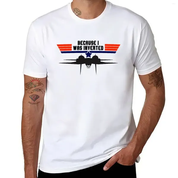 Canotte da uomo Top Gun Why I Was Inverted T-shirt Anime Sports Fans Tees T-shirt grafiche da uomo