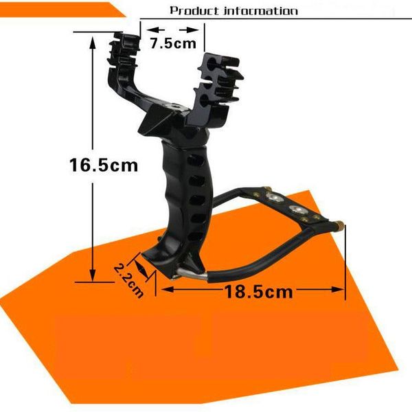 Tiro Caça Sling PU Stainlss Aço Poderoso Estilingue Estilo Tático Ao Ar Livre Banda Tubulação De Couro Profissional Bolso De Borracha Catapulta Vfll