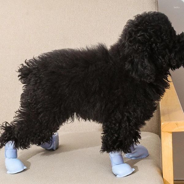 Sapatos de vestuário para cães à prova d'água, antiderrapante e resistente ao desgaste, chuva ao ar livre, unhas cortadas, anti-arranhões, gato