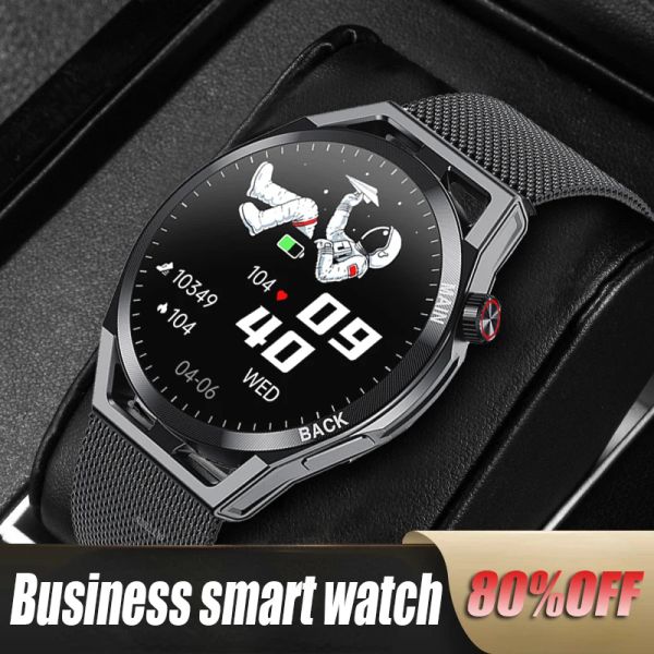 Orologi Per HUAWEI Astuto Della Vigilanza Degli Uomini di 1.32 pollici 360*360HD Pixel Display Dello Schermo di Sport Inseguitore di Fitness Uomini Chiamata Bluetooth Smartwatch + box 2022