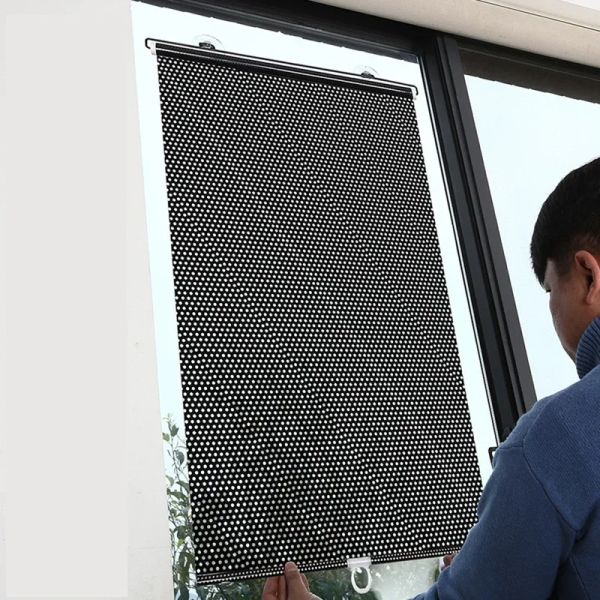 Fensterläden Universal Nailfree Büro Saugnapf Blackout Vorhang Roller Sonnenschutz Jalousien Küche Fenster Schlafzimmer Sonnenschutz Cup Vorhänge Auto