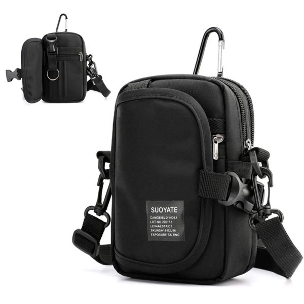 Bolsas de bolsas táticas de homem mensageiro bolsa de celular de soldado de celular ao ar livre bolsa de ombro da bolsa de ombro da cintura crossbody edc ferramenta bolsa moeda bolsa