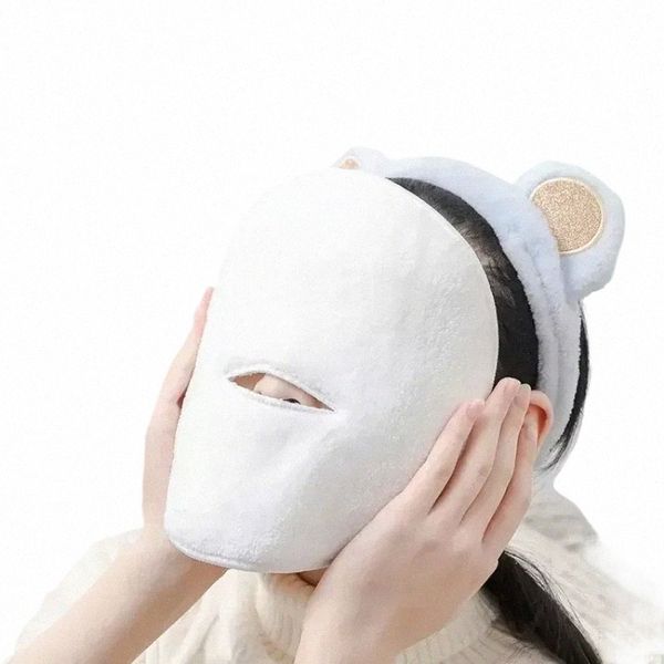 Cilt Bakım Maskesi Pamuklu Sıcak Compr Havlu Islak Bütçe Buharda Buğulanmış Yüz Havlusu Cilt Gözenek Temiz Sıcak Compr T7LM#