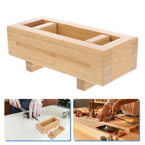 Conjuntos de louça Sushi Tool Maker Wood Mold Square Formando Máquina Fazendo Ferramentas De Madeira Tofu Press
