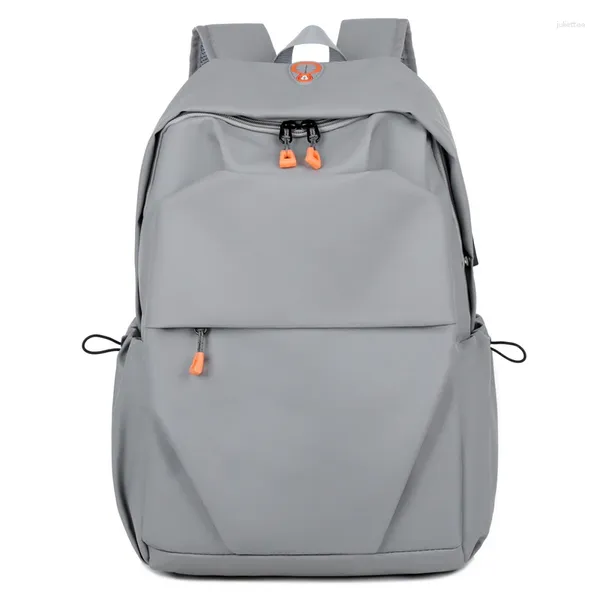 Mochila 2024 Moda Homens Nylon USB À Prova D 'Água Mochilas Casua Viagem Multifuncional Estudante Lazer Compras Satchel Sacos de Ombro