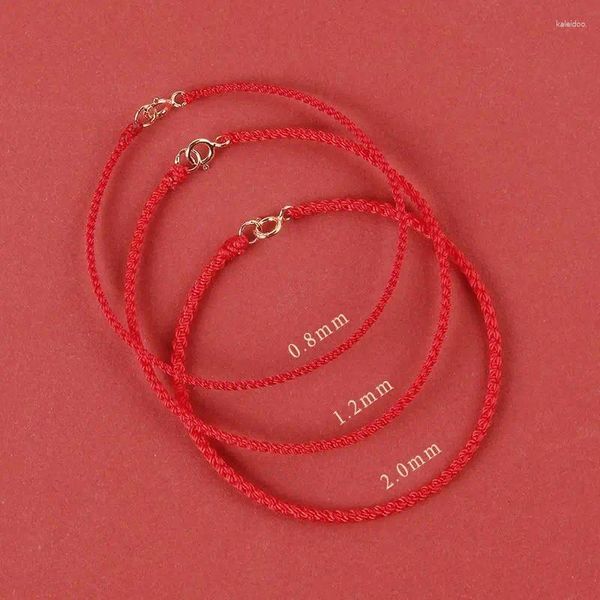 Charme pulseiras este ano animal corda vermelha artesanal mão para meninas aniversário diy meninos qixi presente namorada casal