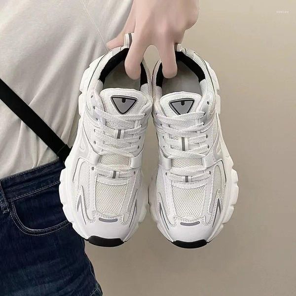 Casual Schuhe 2024 Atmungsaktive Frauen Turnschuhe Herbst Air Mesh Sport Im Freien frauen Lauf Tenis Feminino Plattform Für