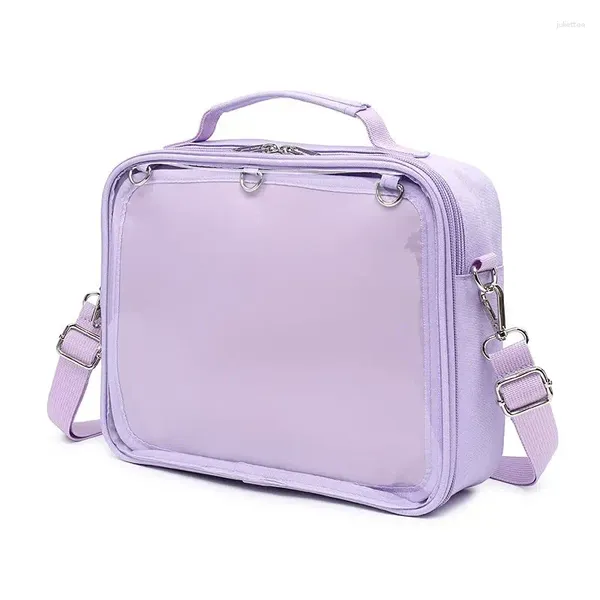 Mochila Doce Japão Estilo Lolita Meninas JK Transparente Mochilas Bolsas Femininas Estudantes Bonitos Caixa Escolar Bolsas de Ombro Caso de Beleza