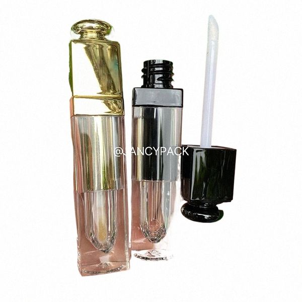 4ml Embalagem cosmética Ctainer Atacado Vazio Lip Gloss Tubo Plástico Corpo Lip Glaze Garrafa Lip Balm Tubos Logotipo Personalizado i7Xv #