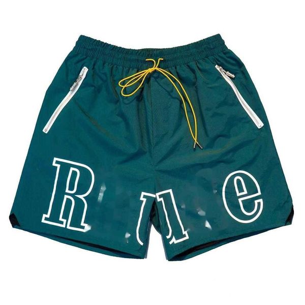 Herren-Designer-Badeshorts, Designer-Shorts, Herren-Designer-Shorts, Rhude-Shorts, Sommermode, Strandhose, hochwertige Herren-Streetwear, Rot, Blau, Schwarz, LilaHEMT