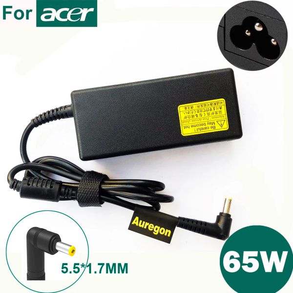 Adattatore originale originale 65 W 19 V 3,42 A Adattatore caricabatterie cavo di alimentazione per Acer N17908 V85 R33030