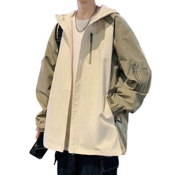 Primavera e outono pi shuai juventude 2024 nova marca na moda jaqueta de trabalho casual masculina